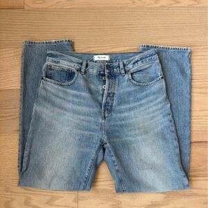 Madewell- The Longline Straight Jean